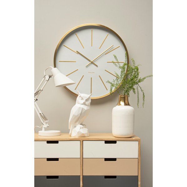 Balta dzelzs galda lampa Leitmotiv Fit-image-1