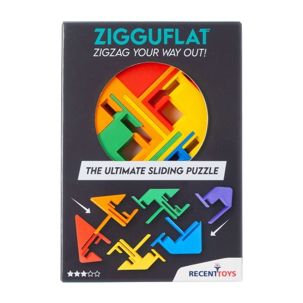 Atjautības spēle Zigguflat Puzzle – RecentToys