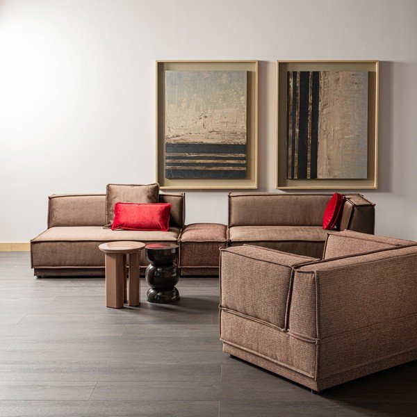 Spīdīgs apaļš sānu galdiņš ø 40 cm Orivo – WOOOD-image-1