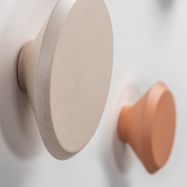 3 krāsainu sienas pakaramo āķu komplekts Kave Home Nadua-image-2