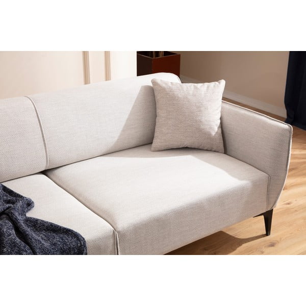 Krēmkrāsas dīvāns 220 cm Belissimo – Balcab Home-image-4