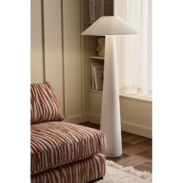 Balta tekstila stāvlampa (augstums 123 cm) Mila – Ellos Home-image-1