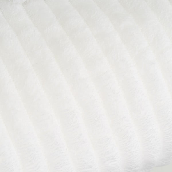 Balts mikroplīša pleds 130x160 cm Fur Velvet – Casa Selección-image-2