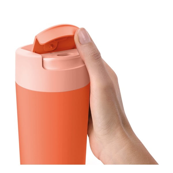 Oranža ceļojumu krūze 450 ml Sipp – Joseph Joseph-image-2