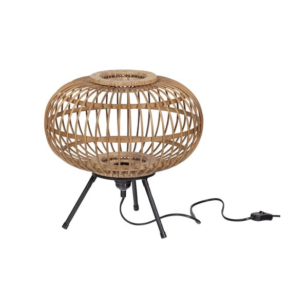 Dabīga toņa galda lampa no bambusa (augstums 33 cm) Laut – Basiclabel 