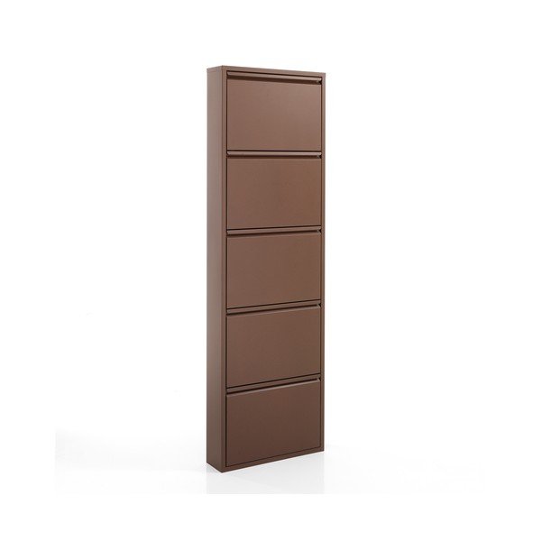 Brūns sienas apavu plaukts Tomasucci Sandy, augstums 169 cm