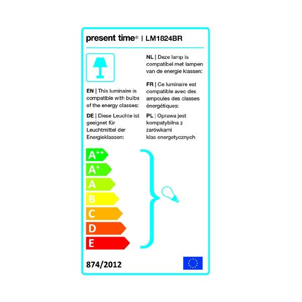 Mālaini brūna galda lampa Leitmotiv Enchant-image-1