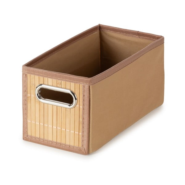 Dabīga toņa bambusa uzglabāšanas kaste 15x31x15 cm – Compactor