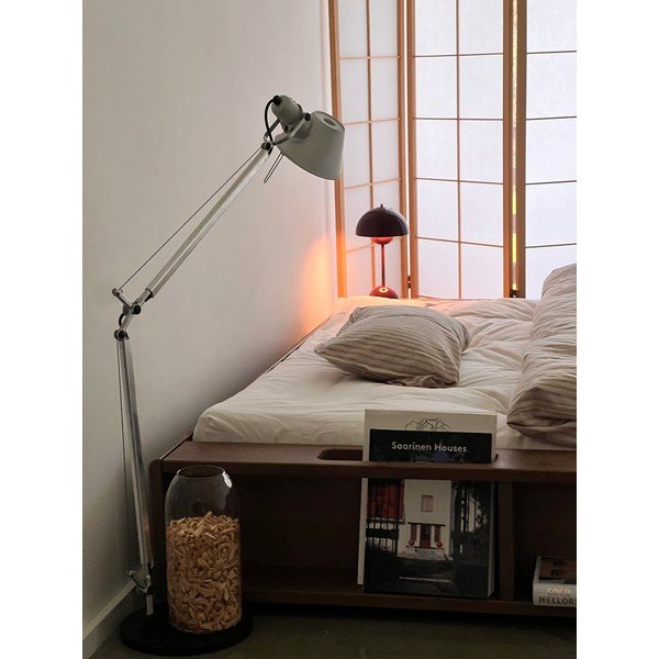 Brūnā divguļamā gulta no priedes koka ar režģi 180x200 cm Ziggy – Karup Design-image-4