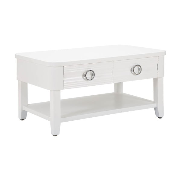 Balts egles masīvkoka žurnālgaldiņš 60x90 cm Shine – Mauro Ferretti-image-2