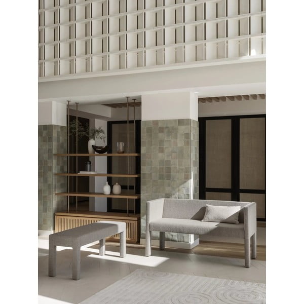 Bēšs sols no buklē auduma Sitta – Blomus-image-1