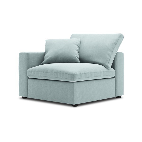 Gaiši zila modulārā dīvāna stūra daļa Windsor & Co Sofas Galaxy, kreisais stūris-image-2
