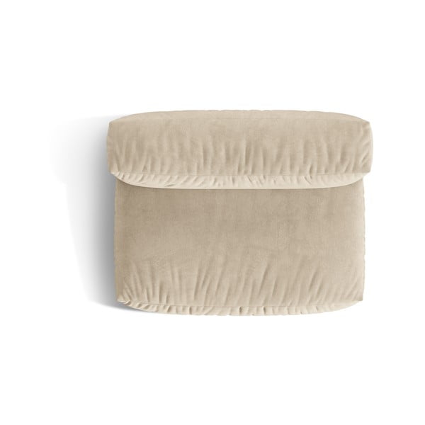 Bēša samta (vidējā moduļa) modulārā dīvāna daļa Martina – Micadoni -image-3