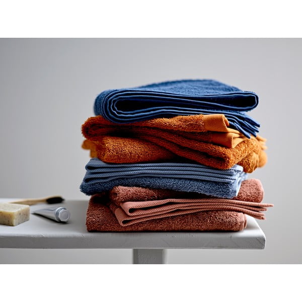 Oranžs frotē kokvilnas dvielis Södahl Clay, 100 x 50 cm-image-2