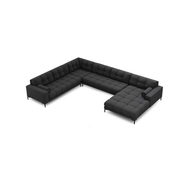 Tumši pelēks stūra dīvāns (ar kreiso stūri) Bali – Cosmopolitan Design-image-4