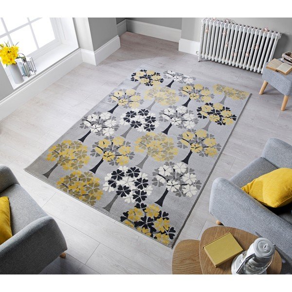 Paklājs Flair paklāji Blossom Tree Ochre, 160 x 230 cm-image-3