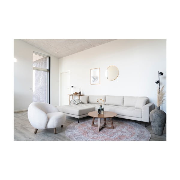 Zils/oranžs apaļš paklājs ø 200 cm Havana – House Nordic-image-1