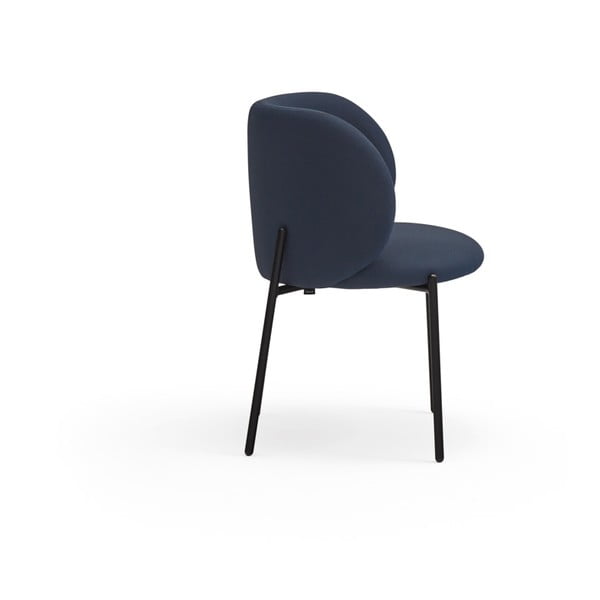 Tumši zili polsterēti ēdamistabas krēsli (2 gab.) Mogi – Teulat-image-3