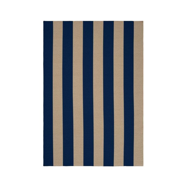 Zils/bēšs ar rokām darināts paklājs no vilnas maisījuma 200x300 cm Sissel – Jotex