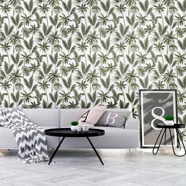 Dekoratīva sienas uzlīme Ambiance Leaves, 60 x 60 cm-image-1