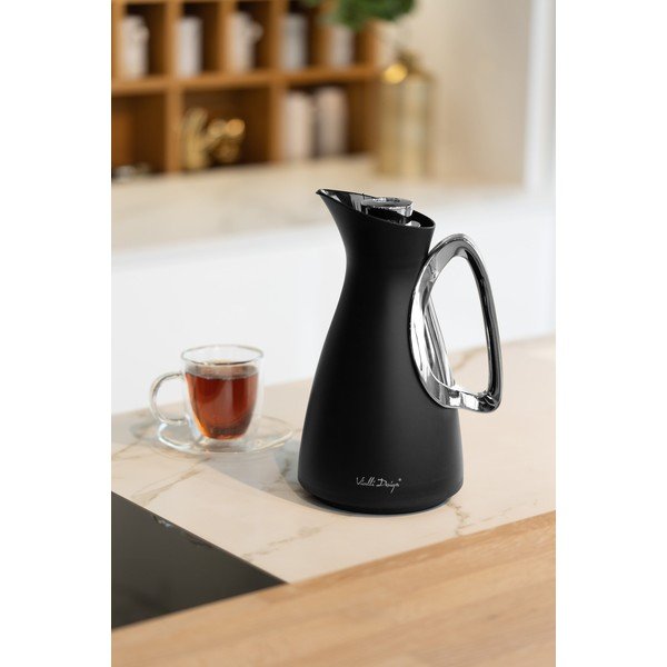 Melns plastmasas termoss 1 l Alessia – Vialli Design-image-4