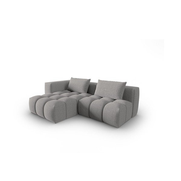 Pelēks stūra dīvāns (ar kreiso stūri/ar zvilni) Verona – Cosmopolitan Design