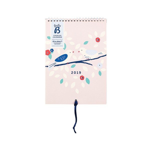Partneru sienas kalendārs 2019. gadam Busy B Pretty