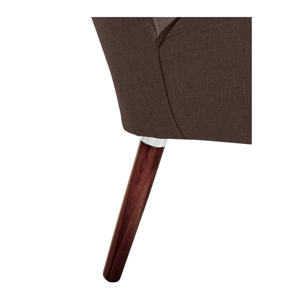 Tumši brūns Max Winzer Neele šokolādes pilns krēsls-image-3