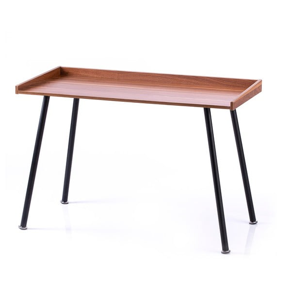 Darba galds ar valrieksta koka imitācijas galda virsmu 52x115 cm Missa – Homede