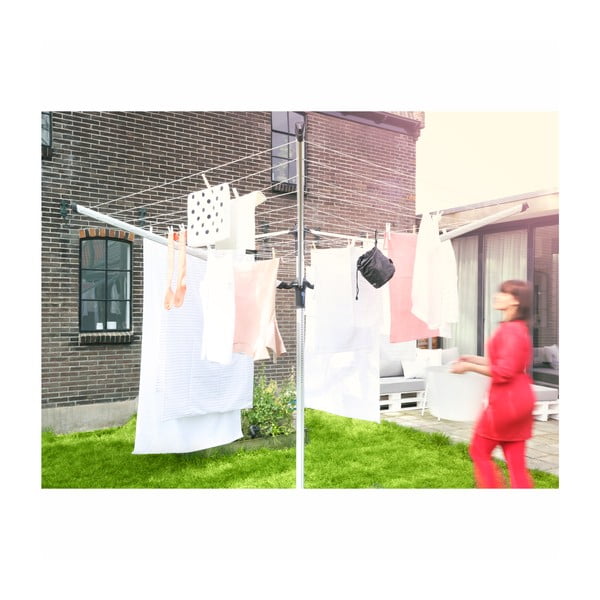 Sudraba krāsas dārza veļas žāvētājs 60 m Lift-o-Matic Advance – Brabantia-image-3