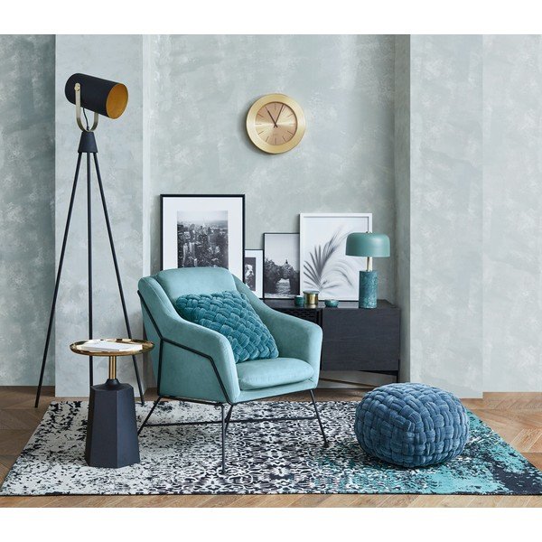 Melns žurnālgaldiņš Kave Home, ø 37 cm-image-1