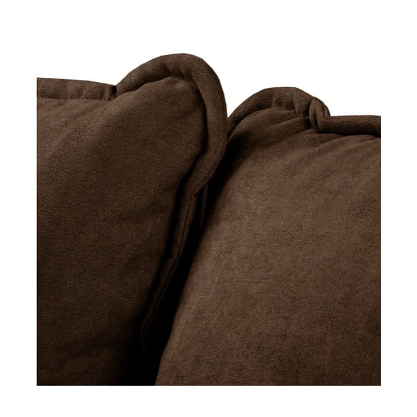 Tumši brūns stūra dīvāns (kreisais stūris) Beata – Ropez-image-1