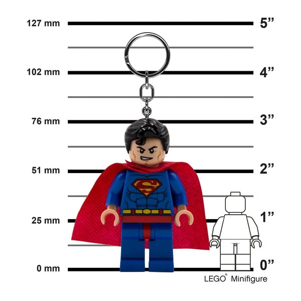 Atslēgu piekariņš ar lukturīti Superman- LEGO®-image-2