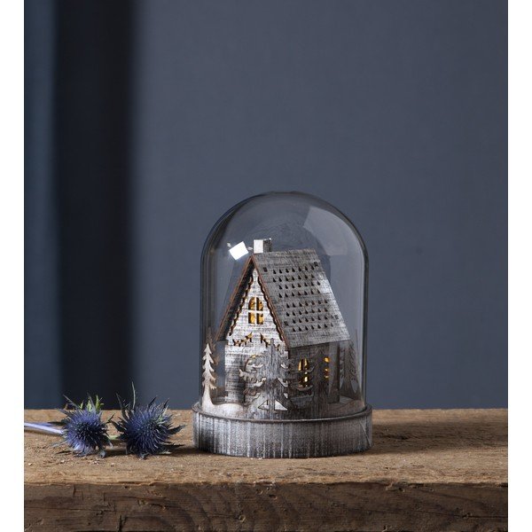 Brūns gaismas dekors ar Ziemassvētku motīvu ø 12,5 cm Kupol – Star Trading-image-1