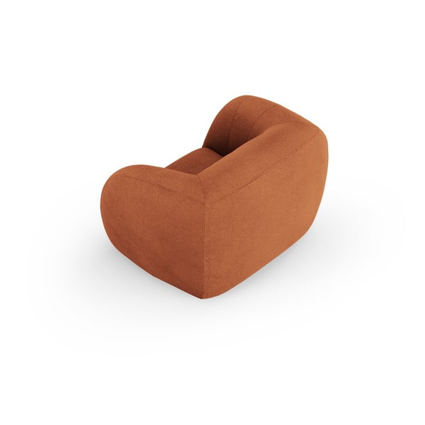 Oranžs atpūtas krēsls no buklē auduma Essen – Cosmopolitan Design-image-3