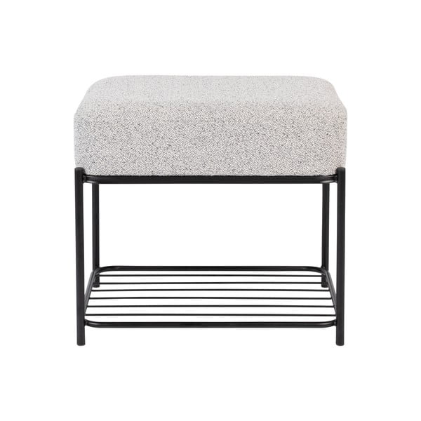 Gaiši pelēks pufs Milou – White Label