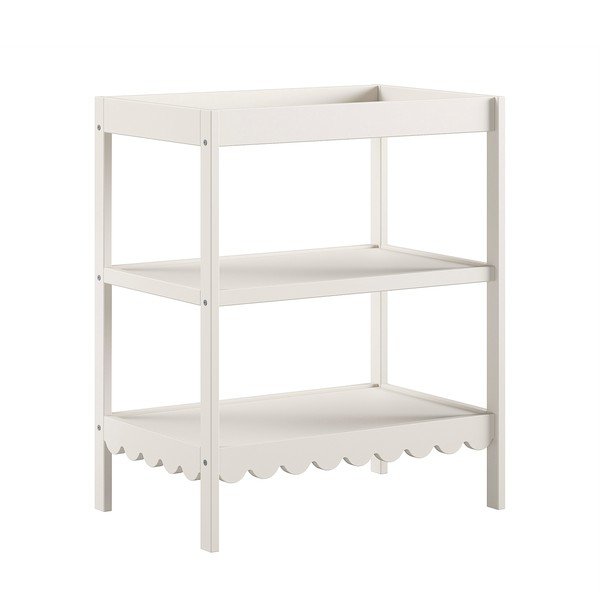 Bēšs pārtinamais galds ar pārtinamo galdiņu Swingo – Vipack