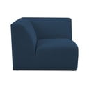 Tumši zils modulārais dīvāns no buklē auduma (ar maināmu stūri) Roxy – Scandic