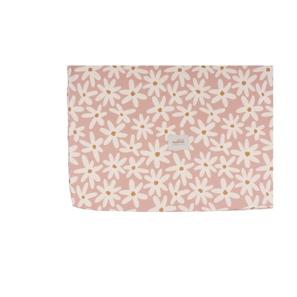 Palags ar gumiju bērniem 60x120 cm Blush Daisies – Malomi Kids-image-1