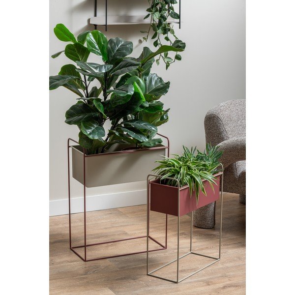 Metāla puķu podu statīvi (2 gab.) (augstums 65 cm) Reina – PT LIVING-image-1