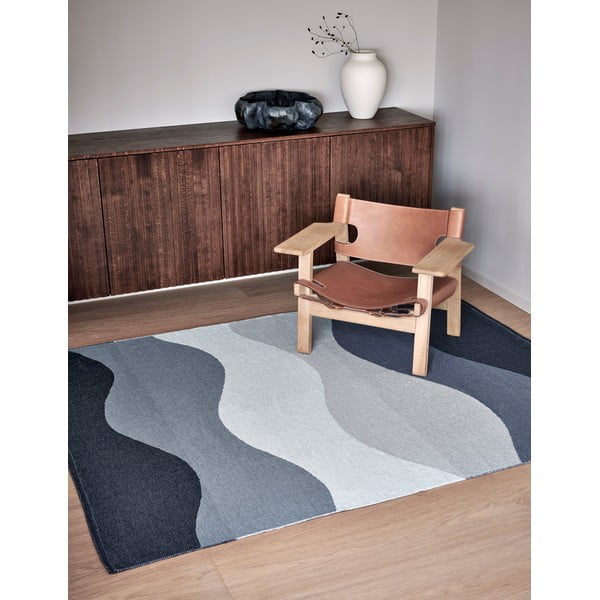 Zils iekštelpu un āra celiņa paklājs 70x200 cm Urvi Water – Pappelina-image-3