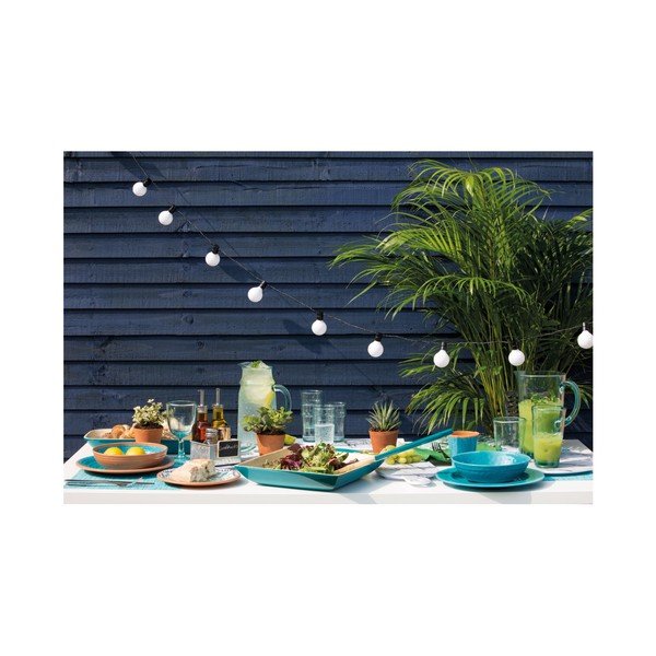 Bambusa servēšanas paplāte Kitchen Craft Summer, garums 30 cm-image-1