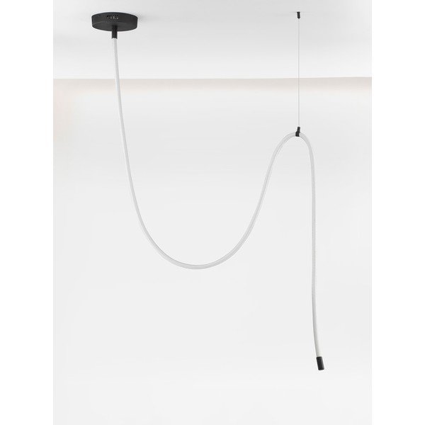 Balta/matēti melna tērauda LED piekaramā lampa ar regulējamu spilgtumu Ilane – Nova Luce-image-3