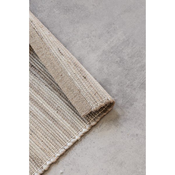 Gaiša dabīga toņa divpusējs/ar rokām darināts celiņa paklājs no džutas maisījuma 80x200 cm Dhaka – Hanse Home-image-2