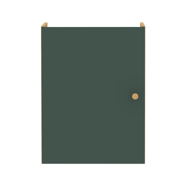 Tumši zaļa moduļu plauktu sistēma ar durvīm 33x43,5 cm Z Cube – Tenzo-image-2