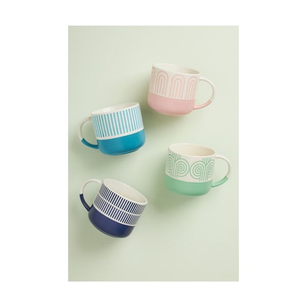 Rozā porcelāna krūze 400 ml Arches – Maxwell & Williams-image-1