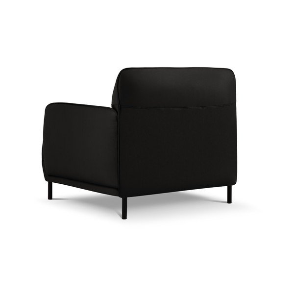 Melns ādas atpūtas krēsls Windsor & Co Sofas Neso-image-2