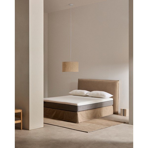 Vidēji stingrs putu matracis ar noņemamu pārklāju/antialerģisks 150x200 cm Eva – Kave Home-image-2