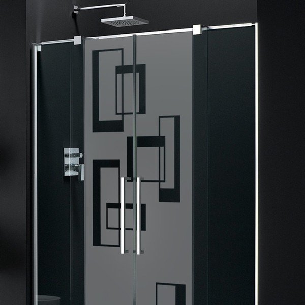 Uzlīme Fanastick Douche Rectangles Design, 145 x 55 cm-image-2