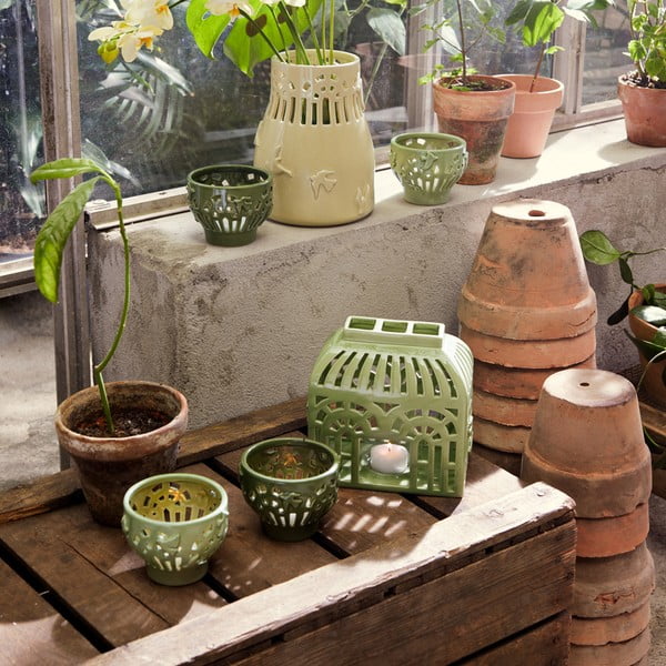 Keramikas svečturis Orangery – Kähler Design-image-3